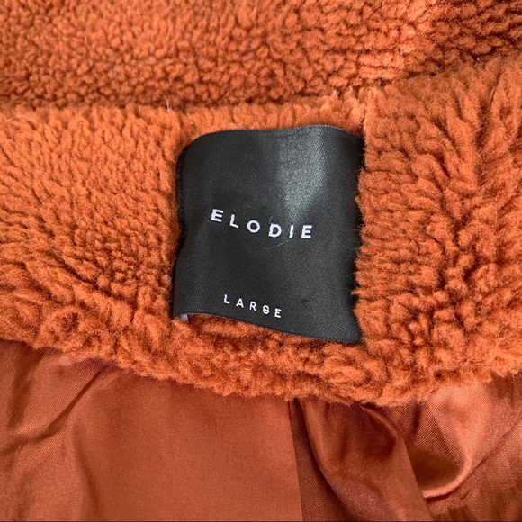 Dark Brown Teddy Coat Jacket - Picture 6 of 6